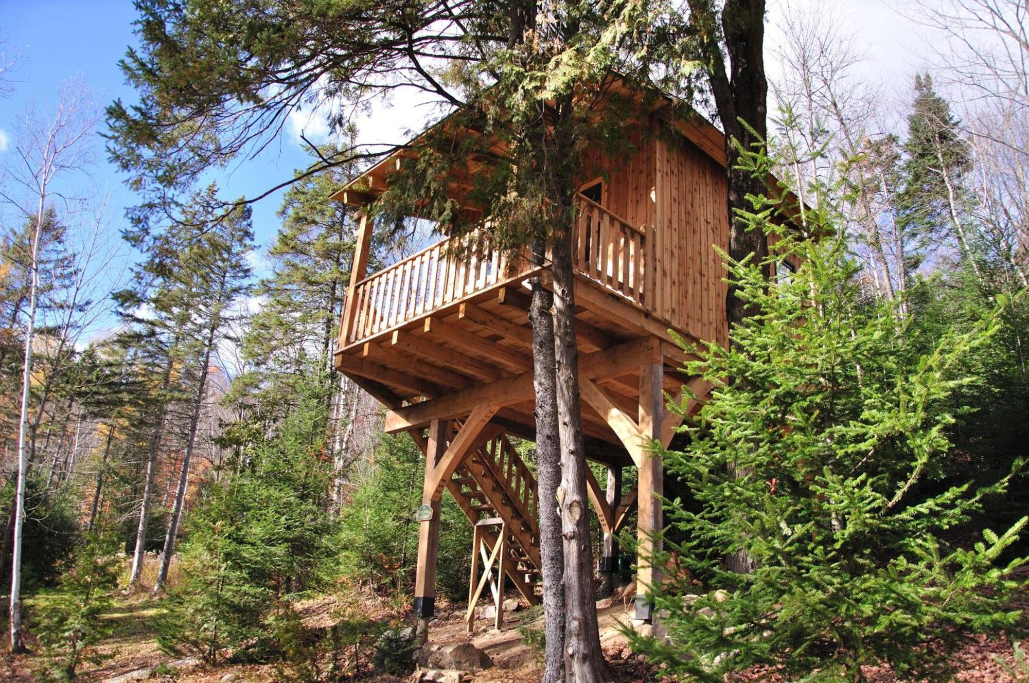 Les Cabanes Du Trappeur Wentworth-Nord Екстериор снимка